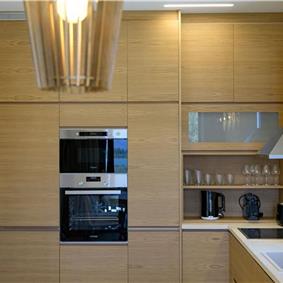  3 bedroom stone villa with pool & seaview, near Acharavi, sleeps 6